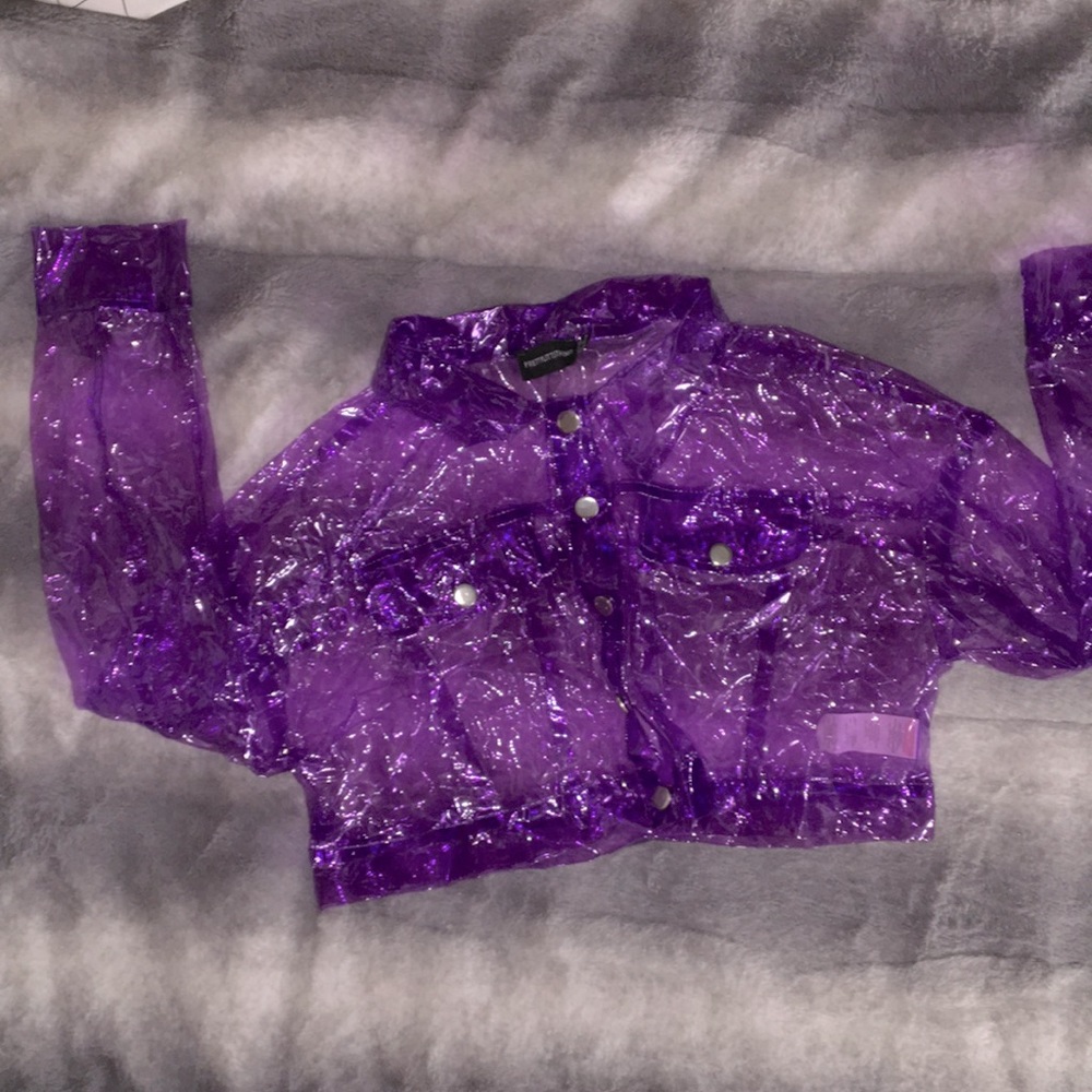 Crop Jelly Jacket Pretty Little Thing